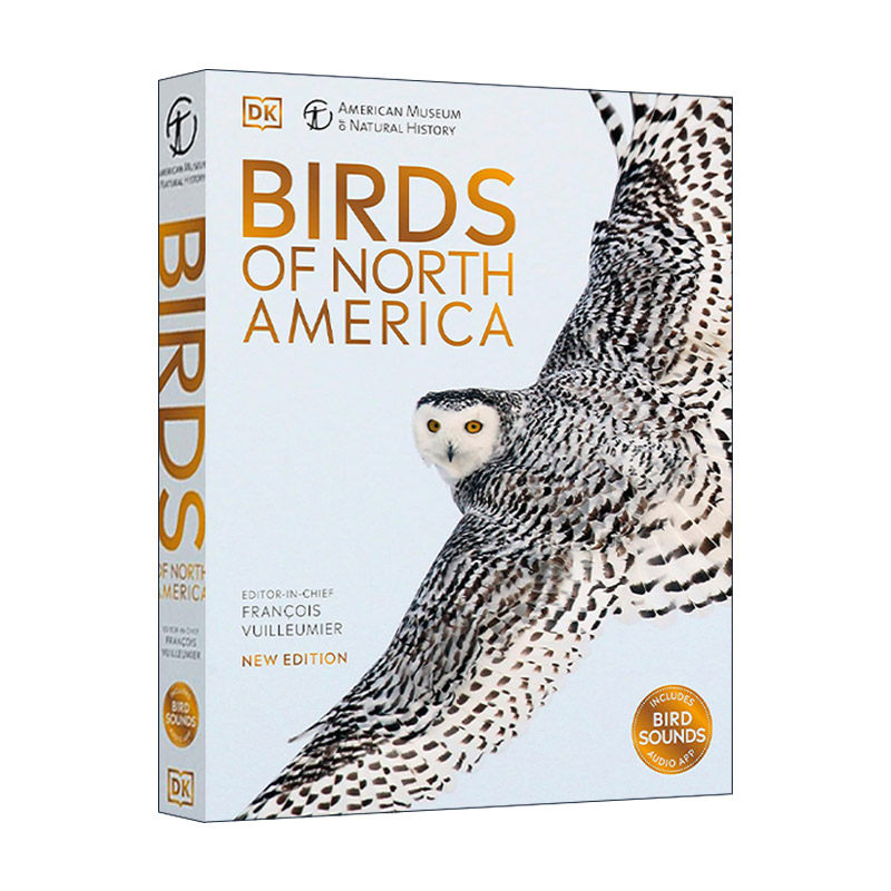 英文原版 American Museum of Natural History Birds of North America 美国自然历史博物馆 北美鸟类 DK自然科普百科 精装