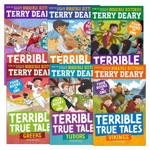 英文原版 Terrible True Tales 糟糕又真实的故事系列6册 Terry Deary 英文版 进口英语原版书籍