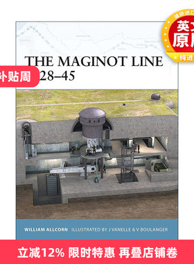 英文原版 The Maginot Line 1928–45 法国马奇诺防线 世界防御要塞系列 英文版 进口英语原版书籍