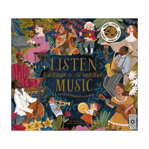 英文原版 Listen to the Music A world of magical melodies 聆听音乐 充满魔幻旋律的世界 精装 英文版 进口英语原版书籍 - 封面