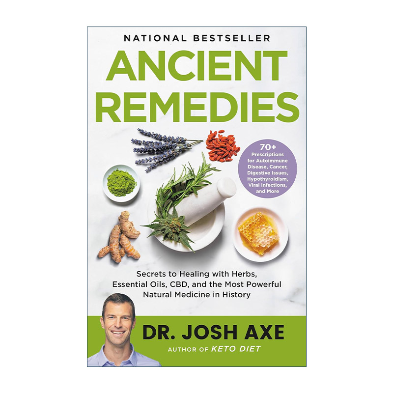 英文原版 Ancient Remedies 古老疗法 用草药 精油 治愈的秘密 英文版 进口英语原版书籍