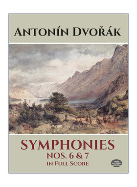 英文原版 Symphonies Nos.6 and 7 in Full Score 德沃夏克第6 7号交响乐全谱 Antonin Dvorak 英文版 进口英语原版书籍