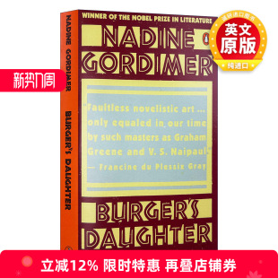 英文版 书籍 女儿 诺贝尔文学奖得主Nadine 伯格 Burger Daughter 进口英语原版 英文原版 Gordimer 小说