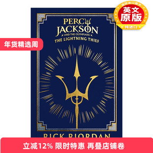 英文原版 Percy Jackson and the Olympians The Lightning Thief 波西·杰克逊与神火之盗 精装插画布面收藏版 进口英语原版书籍