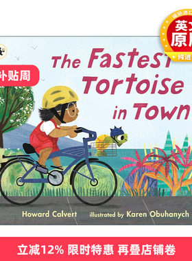 英文原版 The Fastest Tortoise in Town 不一样的龟兔赛跑 镇上跑得极快的乌龟 儿童品格培养绘本 英文版 进口英语原版书籍