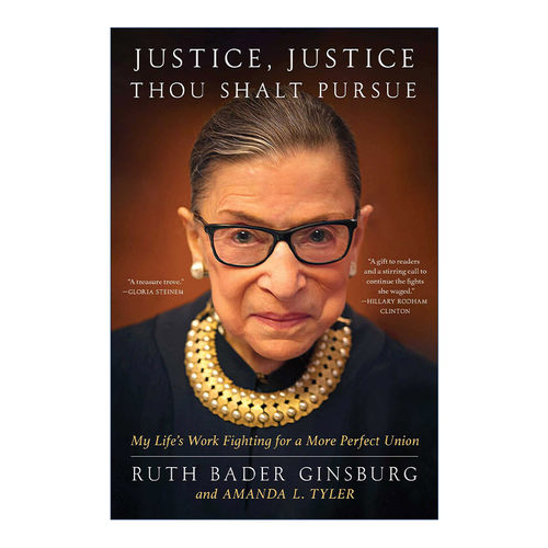 英文原版 Justice  Justice Thou Shalt Pursue 正义 你应追求的正义 金斯伯格大法官自传 遗作 英文版 进口英语原版书籍