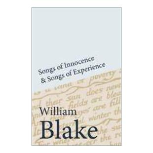 英文原版 Songs Experience Innocence 威廉·布萊克 英文版 書籍 進口英語原版 天真與經驗之歌