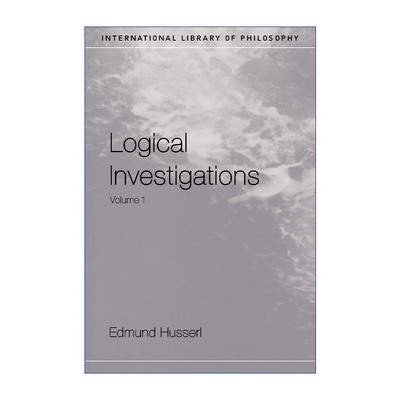 英文原版 Logical Investigations Volume 1 逻辑研究 第一卷 豆瓣阅读 英文版 进口英语原版书籍
