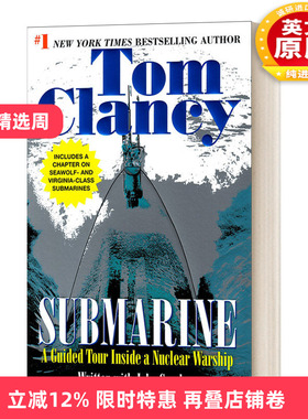 英文原版 Submarine Tom Clancy's Military Referenc Book 1 核潜艇之旅 英文版 进口英语原版书籍