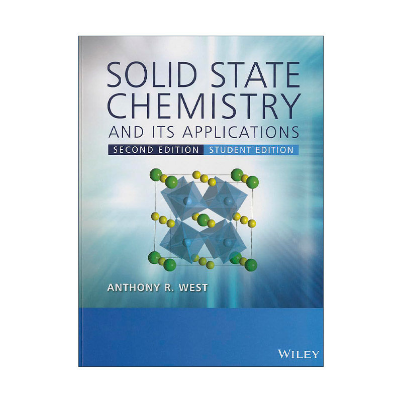 英文原版 Solid State Chemistry and Its Applications 固态化学及其应用 第2版 英文版 进口英语原版书籍