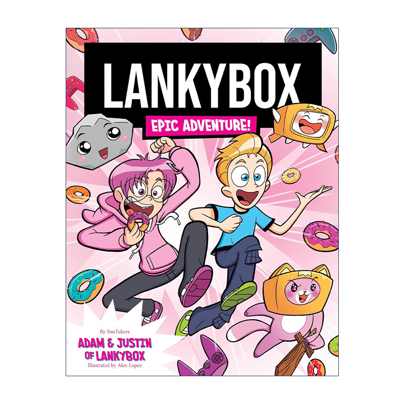 英文原版 Lankybox Epic Adventure 传奇冒险 油管知名频道LankyBox二人组漫画 英文版 进口英语原版书籍