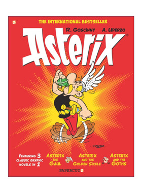 英文原版 Asterix Omnibus #1 高卢英雄历险记1-3 合订本 卷一 英文版 进口英语原版书籍