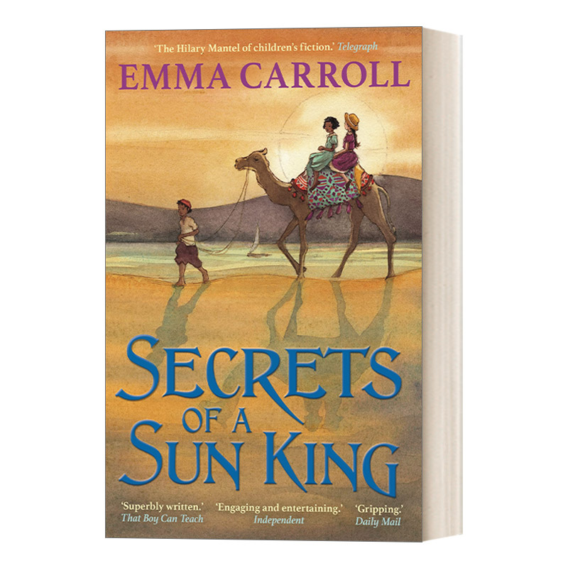 英文原版 Secrets of a Sun King 太阳王的秘密 历史小说女王艾玛 卡罗尔 英文版 进口英语原版书籍