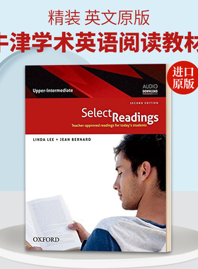 英文原版 SELECT READING 2E U-INT Student's Book 牛津学术英语阅读教材 英文版
