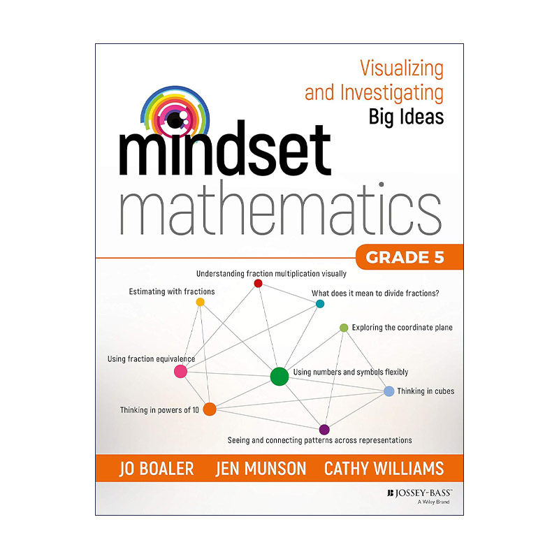 英文原版 Mindset Mathematics Grade 5 思维数学 可视化和研究大观念 五年级 斯坦福大学教授Jo Boaler 英文版 进口英语原版书籍