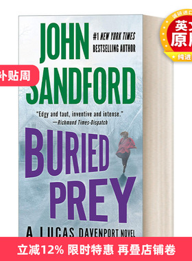 英文原版 Buried Prey The Prey Series 21 猎物系列21 埋藏猎物 惊悚悬疑犯罪推理小说 John Sandford 英文版 进口英语原版书籍