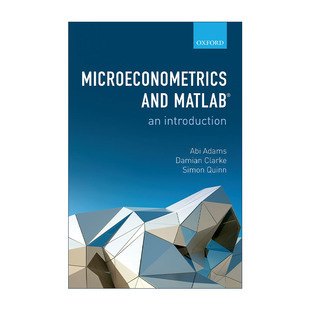 and 微观计量经济学与MATLAB语言入门 书籍 Introduction Microeconometrics 进口英语原版 MATLAB 英文版 英文原版