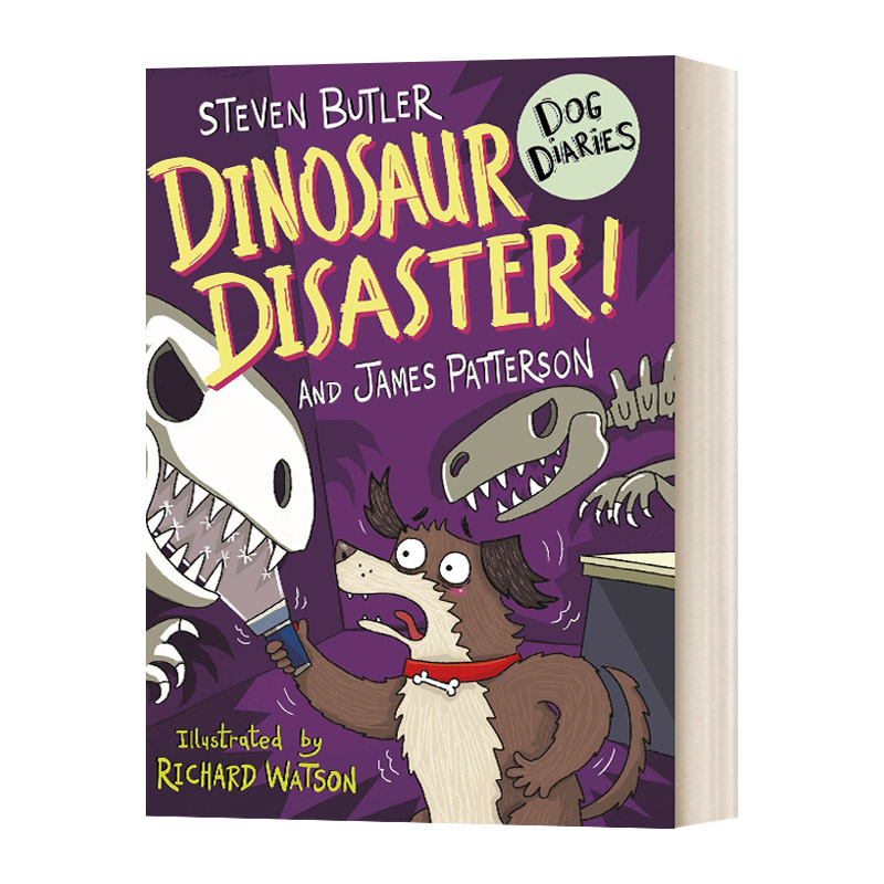 英文原版 Dog Diaries 6 Dinosaur Disaster 狗狗日记#6 英语课外阅读章节桥梁漫画书 英文版 进口英语原版书籍儿童全英语书