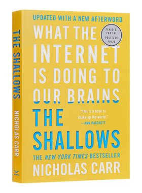 浅薄 互联网如何毒化了我们的大脑 英文原版 The Shallows 英文版 进口英语书籍