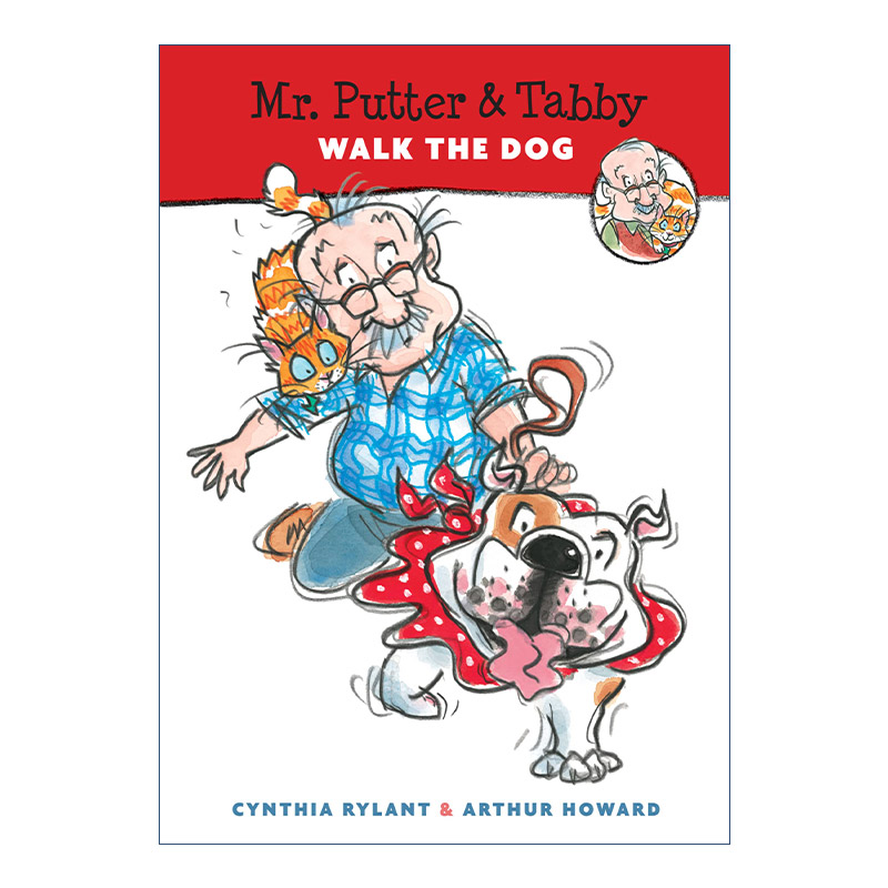 英文原版 Mr. Putter & Tabby Walk the Dog 普特先生和虎斑猫遛狗 全彩版桥梁书 英文版 进口英语原版书籍