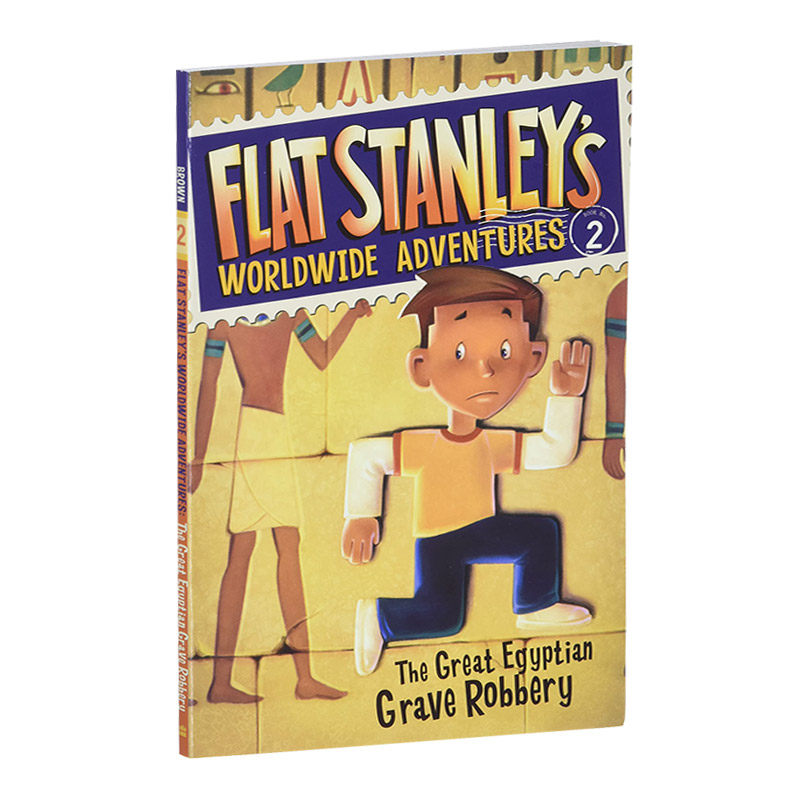 英文原版 Flat Stanley's Worldwide Adventures 2 The Great Egyptian Grave Robbery 英文版 进口英语原版书籍