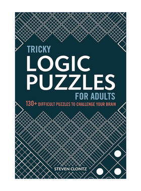 英文原版 Tricky Logic Puzzles for Adults 棘手的成年人逻辑谜题 130多个难题挑战你的大脑 数独 珍珠 英文版 进口英语原版书籍