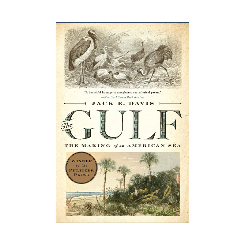 英文原版 The Gulf 美国海 墨西哥湾的历史 普利策奖 Jack E. Davis 英文版 进口英语原版书籍