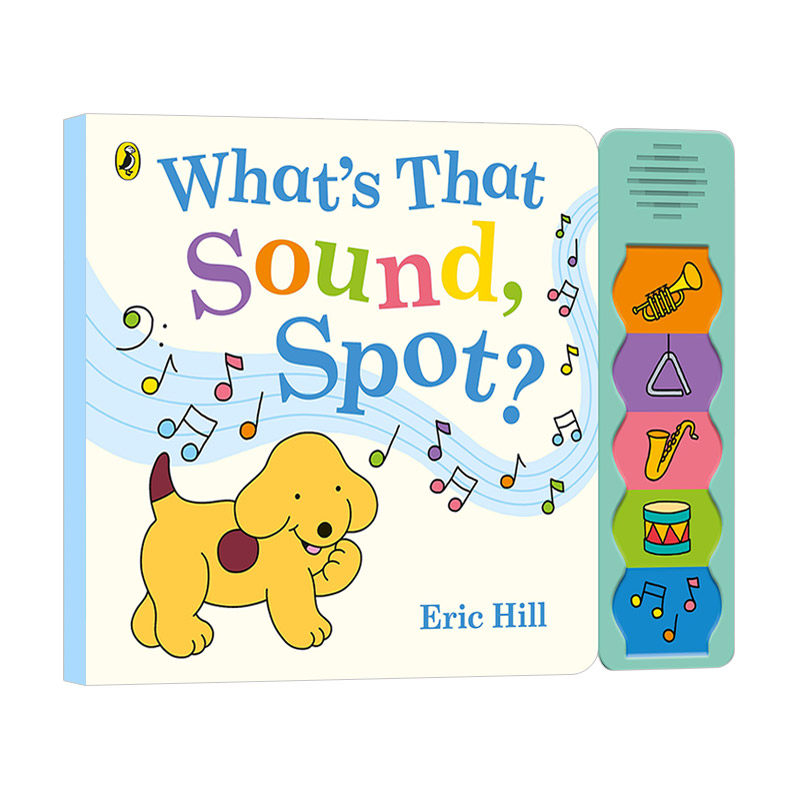 那是什么声音 英文原版绘本 whats that sound spot 小玻发声书 儿童