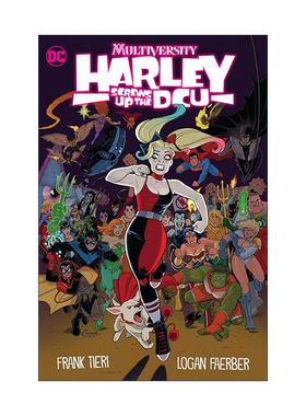 英文原版 Multiversity Harley Screws Up the Dcu 多元宇宙 哈莉大闹DC漫画宇宙 精装 Frank Tieri 英文版 进口英语原版书籍