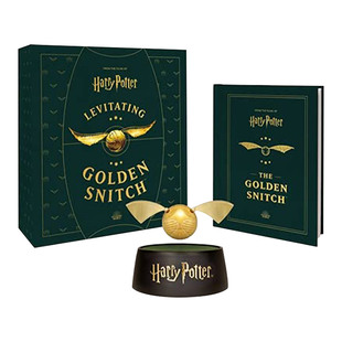 进口英语原版 Harry Potter Snitch 金色飞贼 哈利波特 Levitating 英文原版 书籍 可悬浮摆件 英文版 Golden