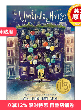 英文原版 The Umbrella House 伞屋 加拿大儿童文学奖入围 保护城市历史建筑 Colleen Nelson 英文版 进口英语原版书籍