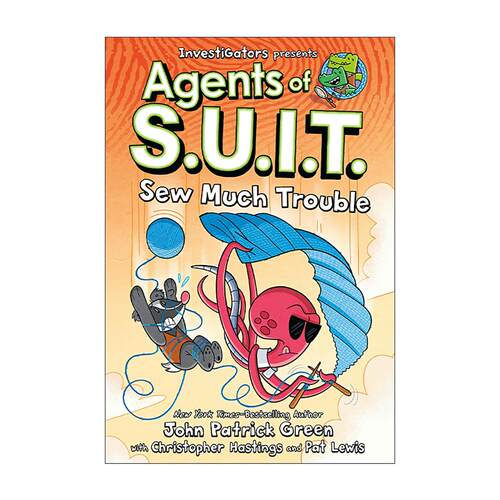 英文原版 Investigators Agents of S.U.I.T. Sew Much Trouble 鳄鱼侦查员外传侦查员4 精装 英文版 进口英语原版书籍