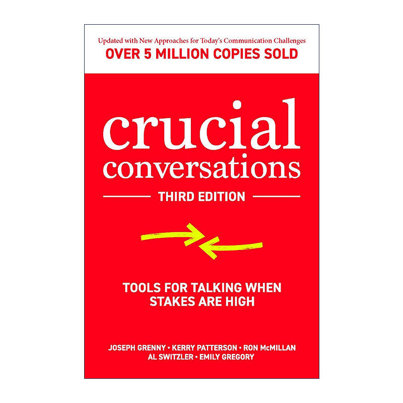 英文原版 Crucial Conversations 关键对话 如何高效能沟通 第3版 英文版 进口英语原版书籍