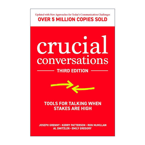 英文原版 Crucial Conversations 关键对话 如何高效能沟通 第3版 英文版 进口英语原版书籍