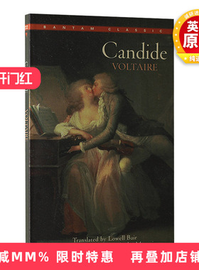 赣第德 英文原版 Candide 进口小说 Voltaire 伏尔泰 法国文学 Bantam版 平装携带本 Paperback