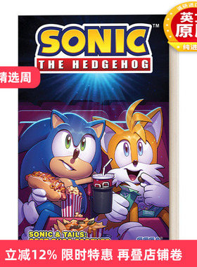 英文原版 Sonic the Hedgehog Sonic & Tails Best Buds Forever 刺猬索尼克系列 索尼克与尾巴 儿童动作冒险漫画 英文版 进口书籍