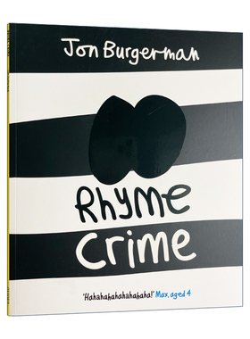 英文原版 Rhyme Crime 押韵的文字游戏 Jon Burgerman 幽默韵文绘本 英文版 进口英语原版书籍儿童全英语书