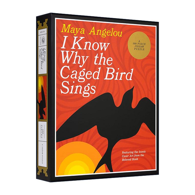 英文原版 I Know Why The Caged Bird Sings 我知道笼中鸟为何歌唱 500片拼图 玛雅?安吉洛 英文版 进口英语原版书籍图片