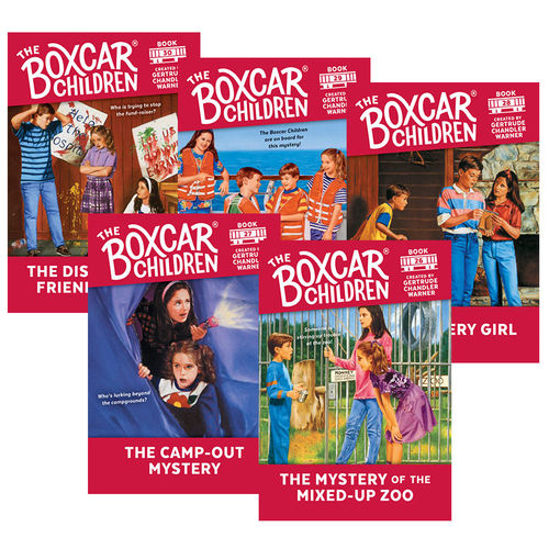 英文原版 棚车少年26-30册套装 The Boxcar Children Mysteries Books 26-30 美国经典儿童读物励志故事 英文版