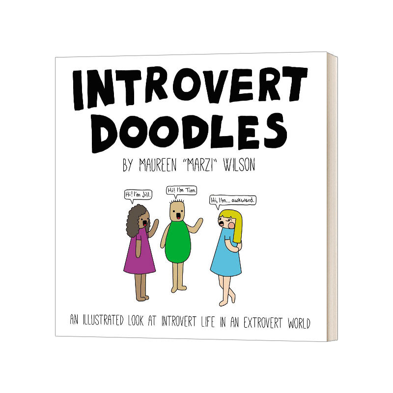 英文原版 精装 introvert doodles 内向的人涂鸦 英文版 进口英语原版