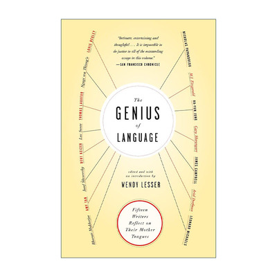 英文原版 The Genius of Language 语言的天才 十五位作家对他们母语的反思 路易斯·康传作者Wendy Lesser温迪·莱赛 英文版