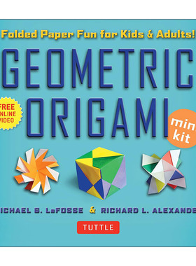 英文原版 Geometric Origami Mini Kit 几何折纸迷你工具包 Michael G. LaFosse 英文版 进口英语原版书籍