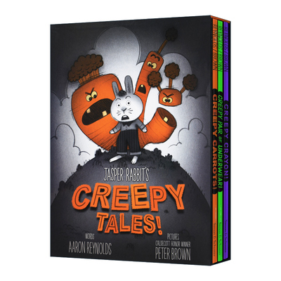 英文原版 Jasper Rabbit's Creepy Tales! 胡萝卜怪系列3册盒装 精装 英文版 进口英语原版书籍