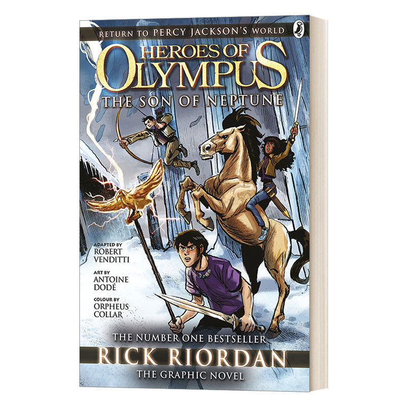 英文原版 The Son of Neptune Heroes of Olympus Book 2 波西·杰克逊奥林匹斯英雄系列漫画2：海神之子 英文版 进口英语原版书籍