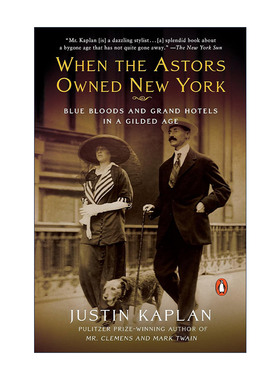 英文原版 When the Astors Owned New York 当阿斯特家族控制了纽约 镀金时代的贵族和大酒店 传记 Justin Kaplan进口英语原版书籍