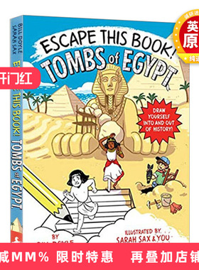 英文原版 Escape This Book! Tombs of Egypt 埃及古墓 英文版 进口英语原版书籍儿童全英语书