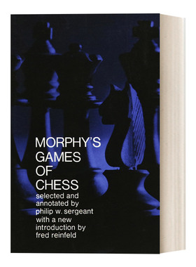 英文原版 Morphy's Games of Chess 摩菲国际象棋棋局 英文版 进口英语原版书籍