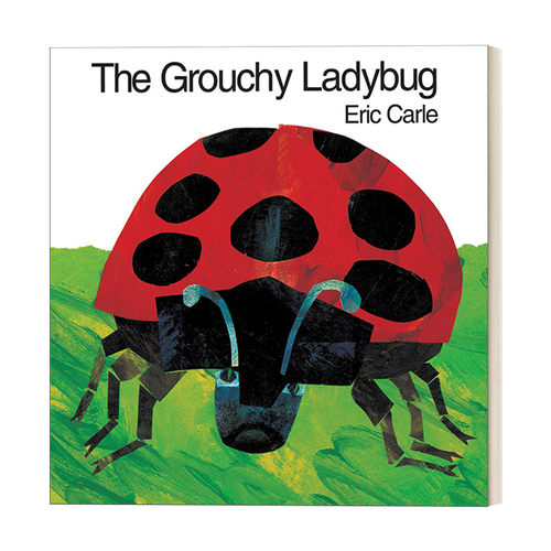 英文原版 The Grouchy Ladybug 爱生气的瓢虫 大开绘本 Eric Carle艾瑞卡尔爷爷 吴敏兰推荐 趣味数学主题绘本 英文版 进口英语书