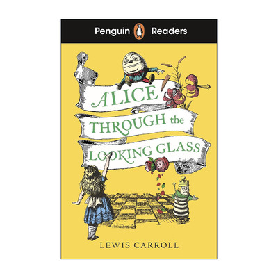 英文原版 Penguin Readers Level 3 Alice Through the Looking Glass 企鹅英语分级阅读3级 爱丽丝镜中奇遇记 A2 进口英语书籍