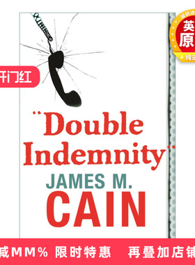 英文原版小说 Double Indemnity 双重赔偿 邮差总按两次铃作者 英文版 进口英语原版书籍